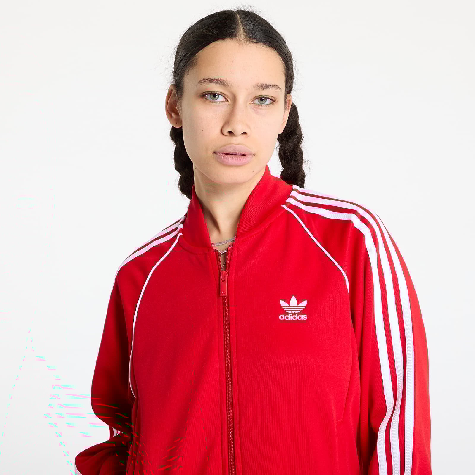 Hoodies and sweatshirts  adidas SST Adicolor Classics Tracktop UNISEX Better Scarlet/ White