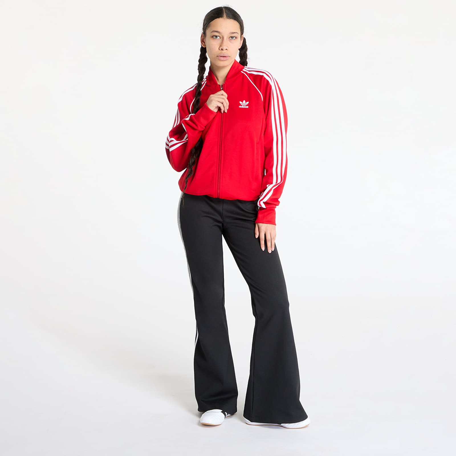 Hoodies and sweatshirts  adidas SST Adicolor Classics Tracktop UNISEX Better Scarlet/ White