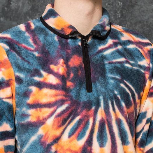 Stussy tie dye fleece top
