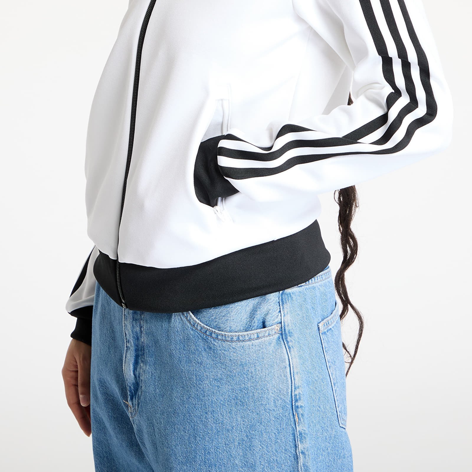 Hoodies and sweatshirts  adidas Adicolor Classic Track Top White