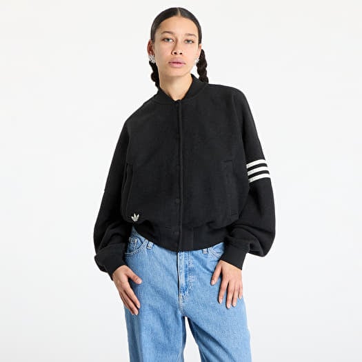 Bunda adidas Neuclassics Boucle Bomber Jacket Black/ Black/ Cream White