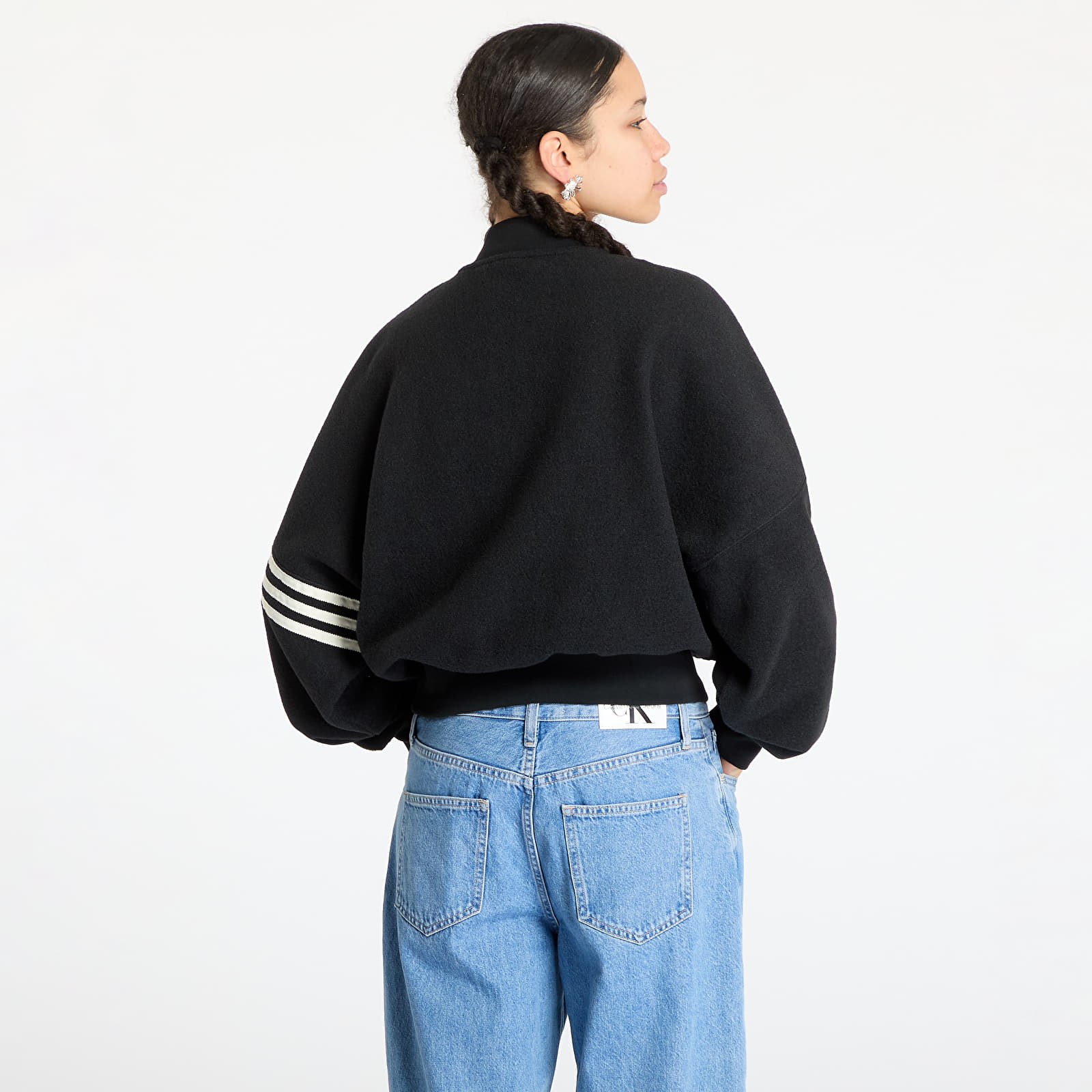 Kurtki adidas Neuclassics Boucle Bomber Jacket Black/ Black/ Cream White