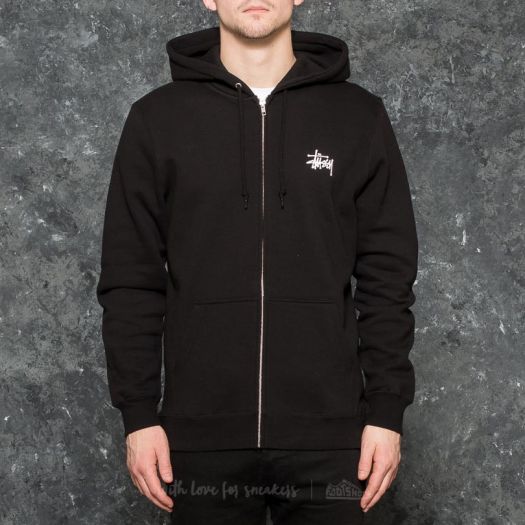Hoodies and sweatshirts Stüssy Basicc Zip Hoodie Black (1974143