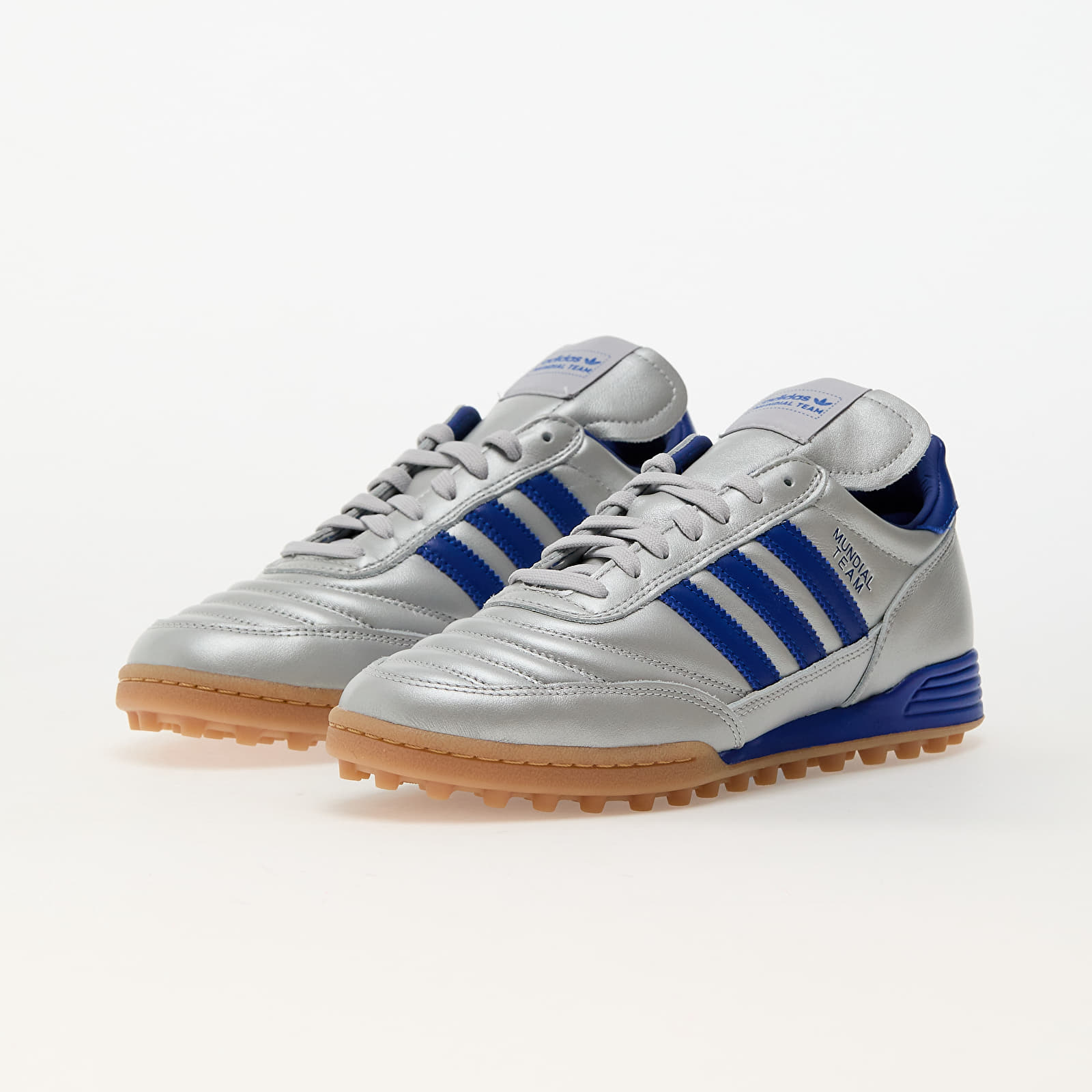 Sapatos de homem adidas Mundial Teams Rs Silver Metalic/ Royal Blue/ Gum3