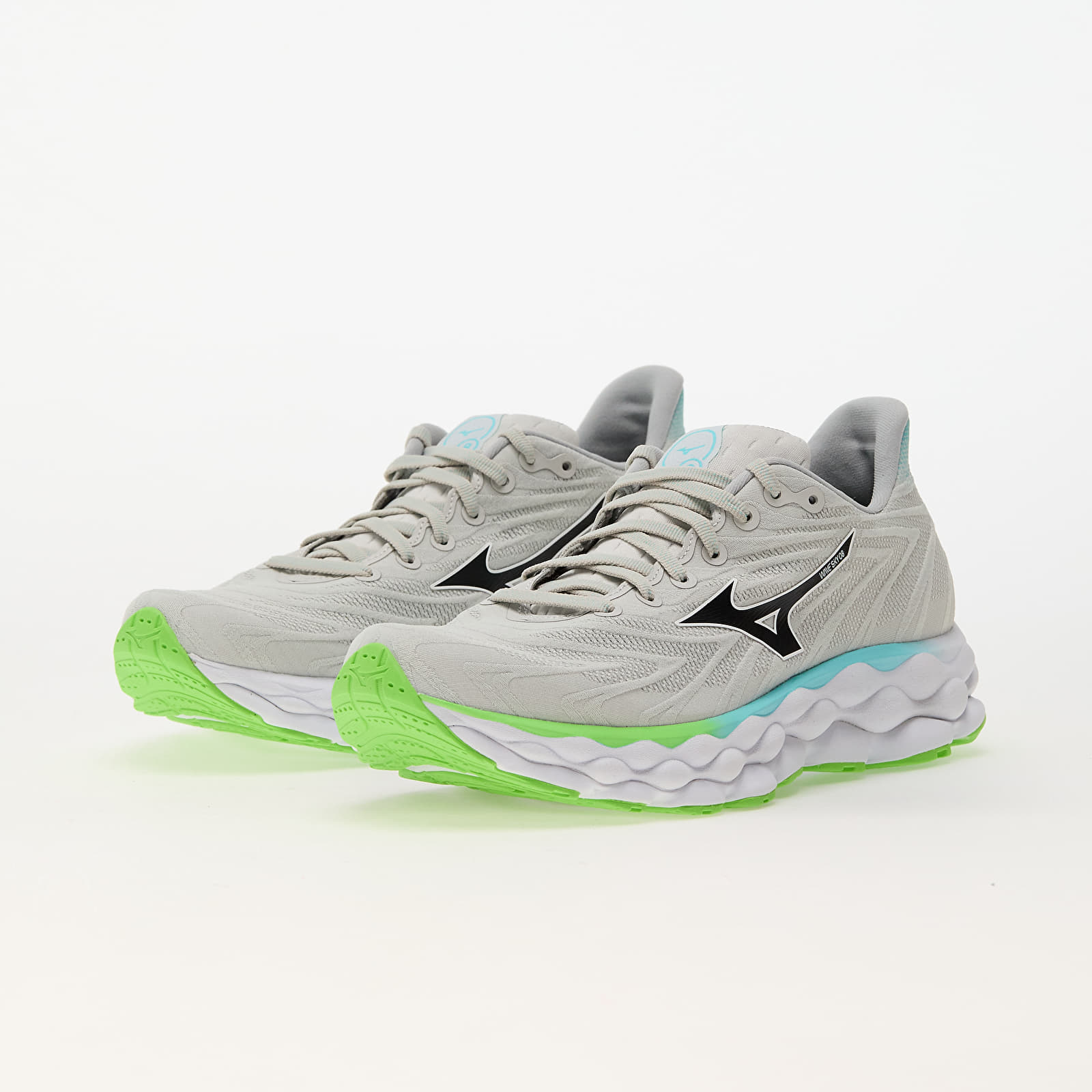 Meeste kingad Mizuno Wave Sky 8 Nimbus Cloud/ Black/ Green Gecko
