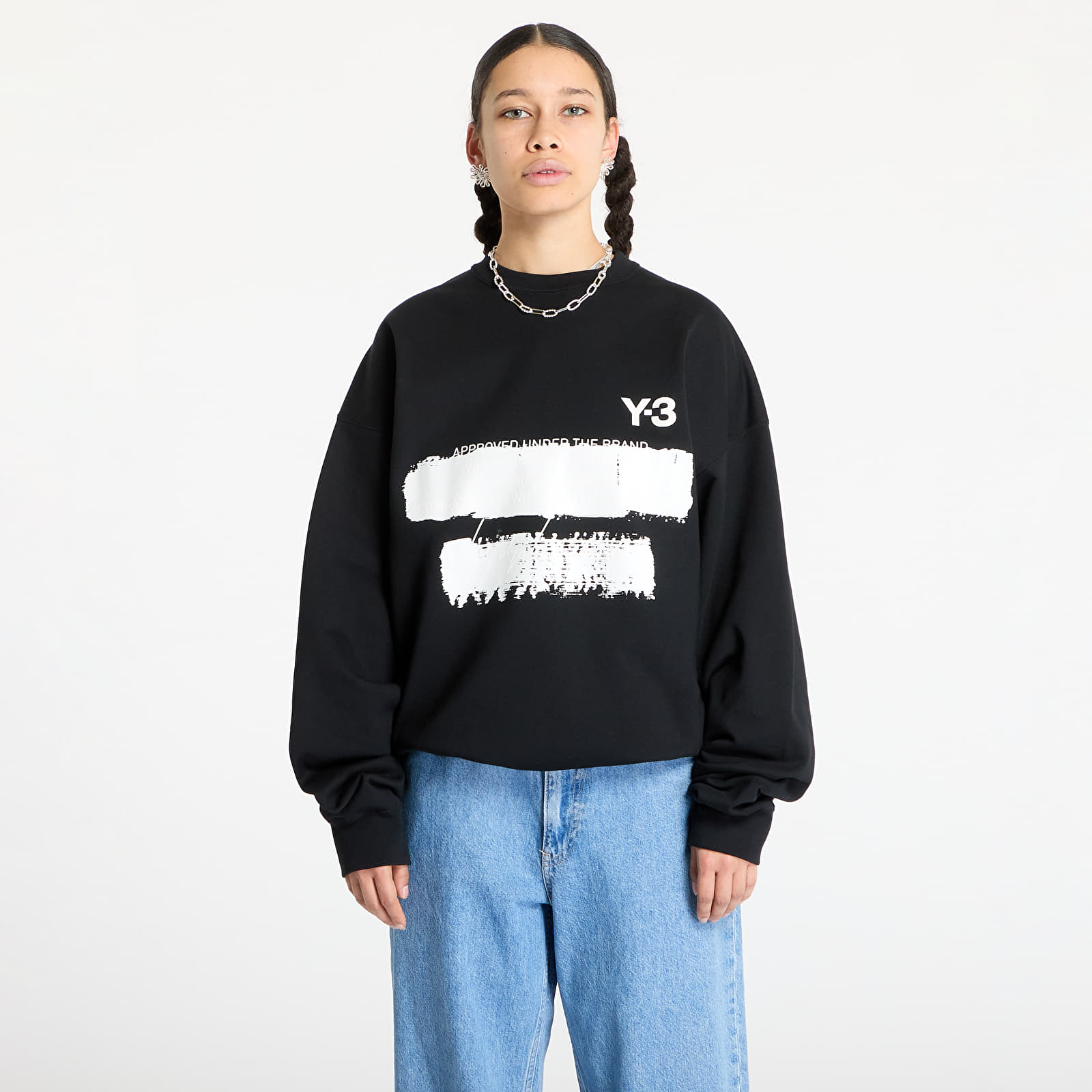 Hoodies and sweatshirts  Y-3 Graphic Crew Sweater UNISEX Black
