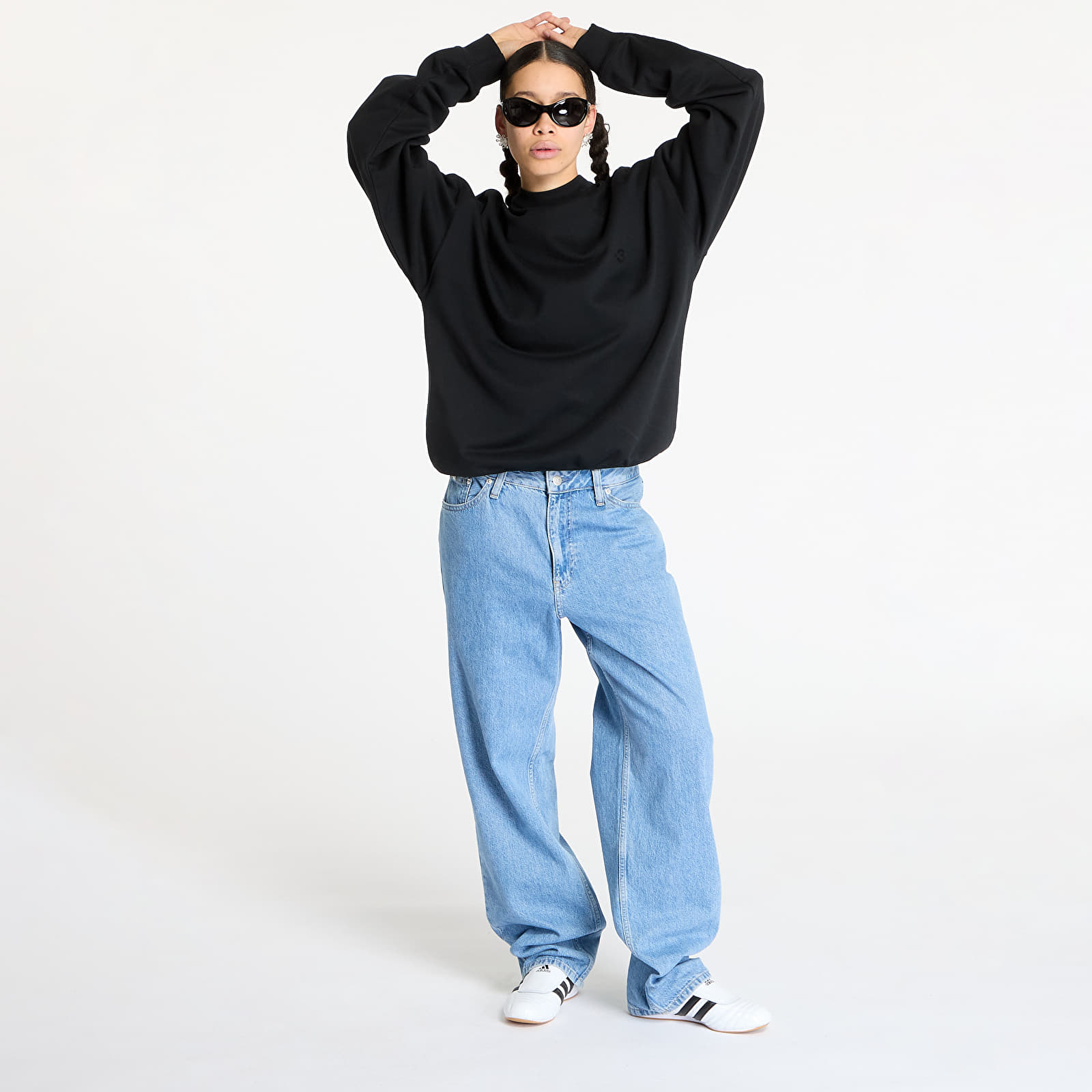 Kapucnis pulóverek és pulcsik Y-3 French Terry Crew Sweatshirt UNISEX Black