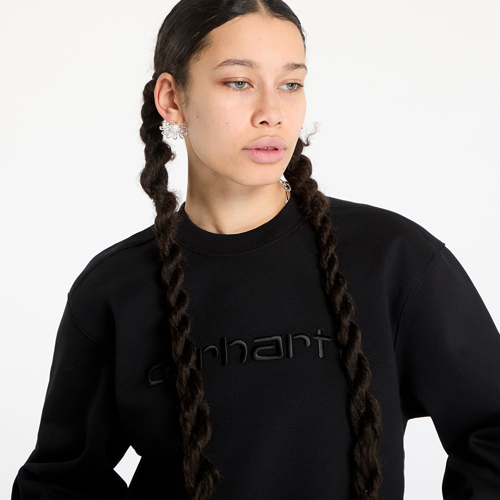 Kapucnis pulóverek és pulcsik Carhartt WIP Carhartt Sweat Black/ Black 