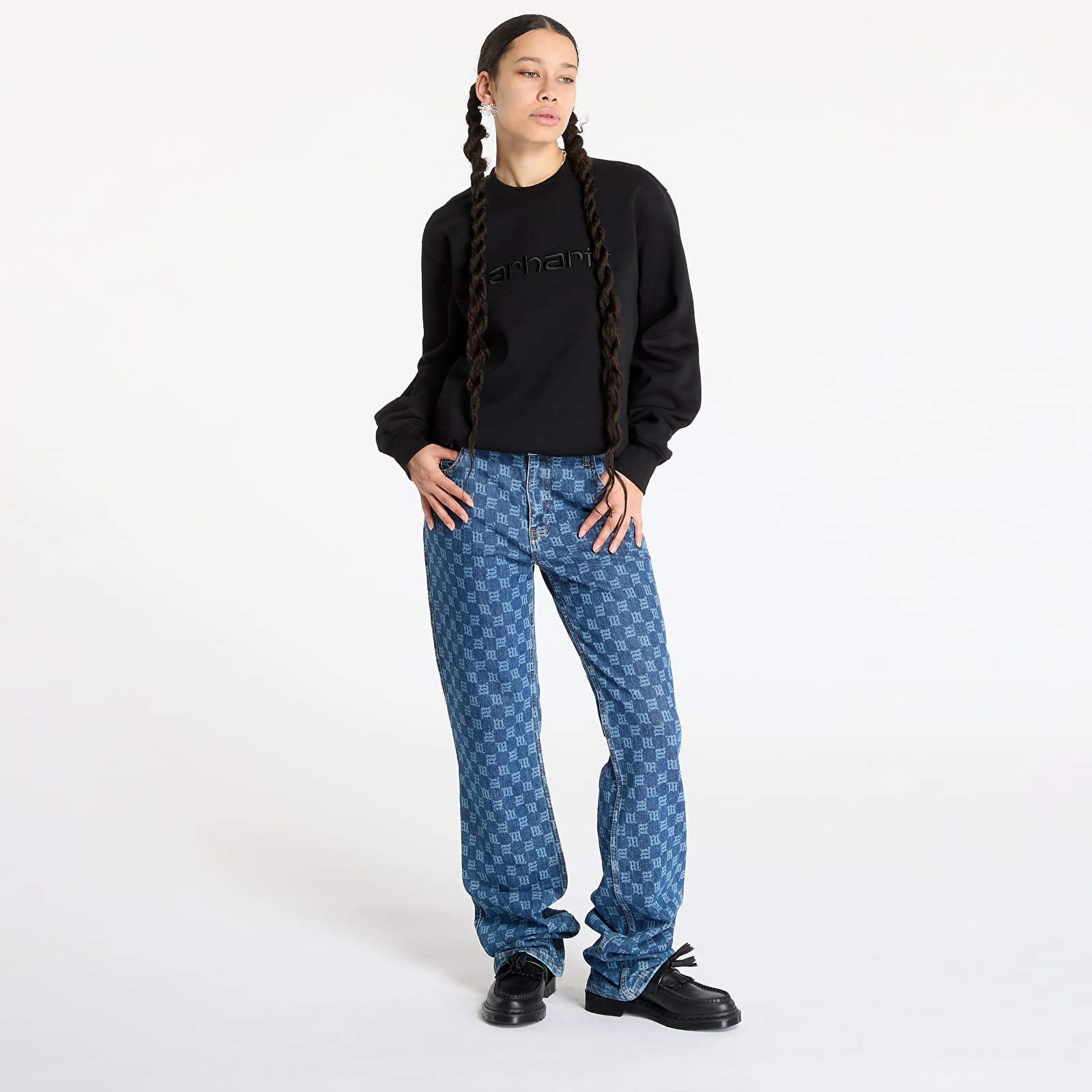 Kapucnis pulóverek és pulcsik Carhartt WIP Carhartt Sweat Black/ Black 