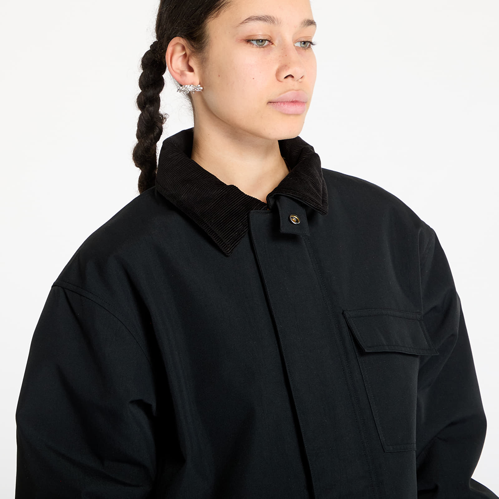 Meeste jakid Carhartt WIP Clarton Coat UNISEX Black/ Black