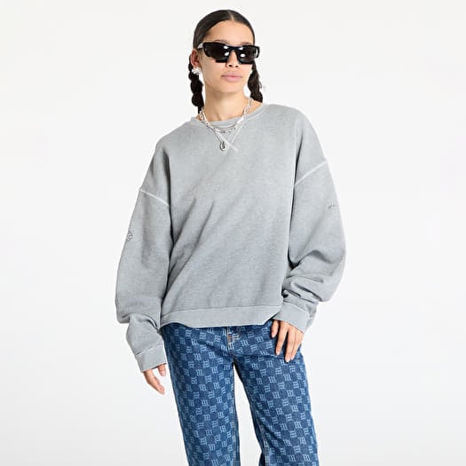 Mikina Alyx Studio Garment Dye Boxy Crewneck Sweatshirt UNISEX Overdyed Grey Melange