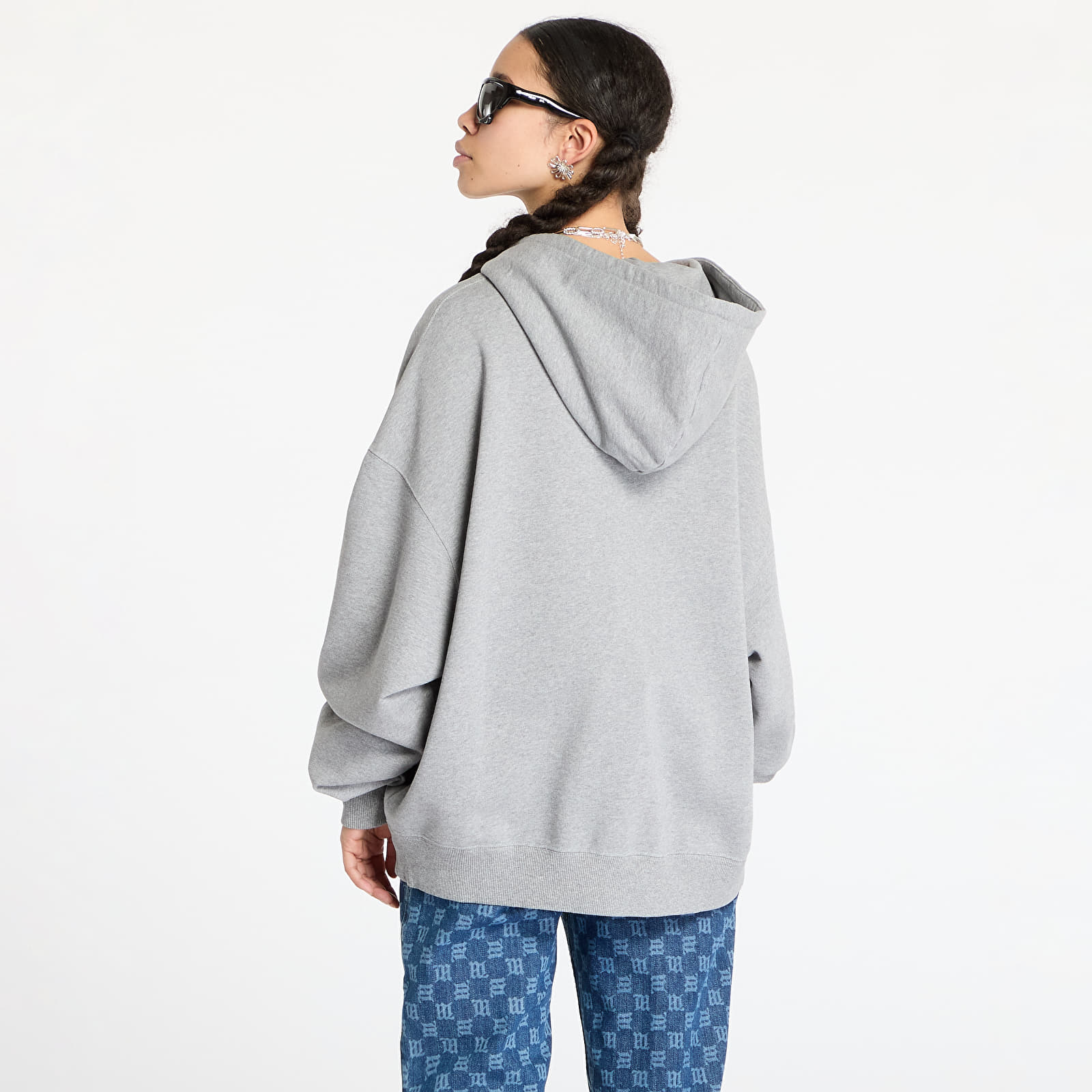 Sweatjacken und Sweatshirts Alyx Studio Essentials Boxy Zip-Up Hoodie UNISEX Light Heather Grey