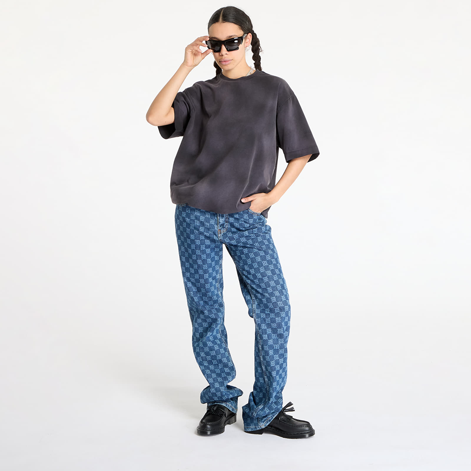 Männer T-Shirts Alyx Studio Garment Dye Tee Washed Black