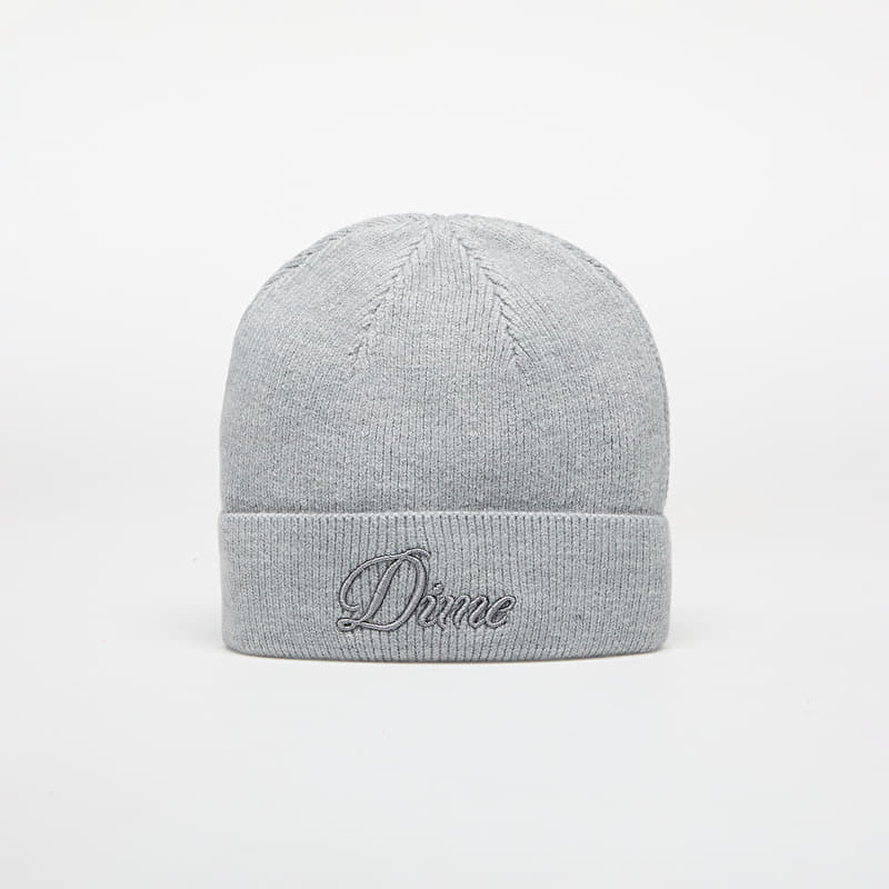 Шапка DIME Cursive Wool Fold Beanie Heather Gray