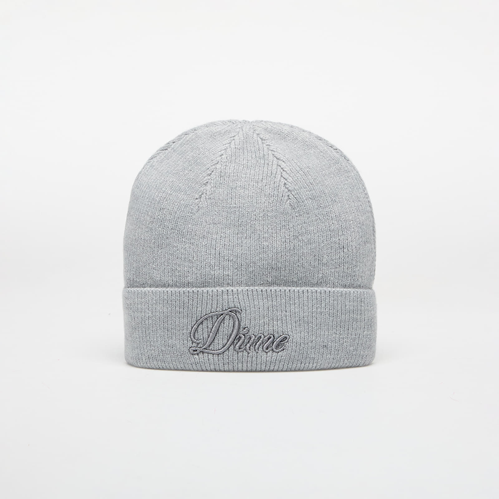 Sapkák DIME Cursive Wool Fold Beanie Heather Gray