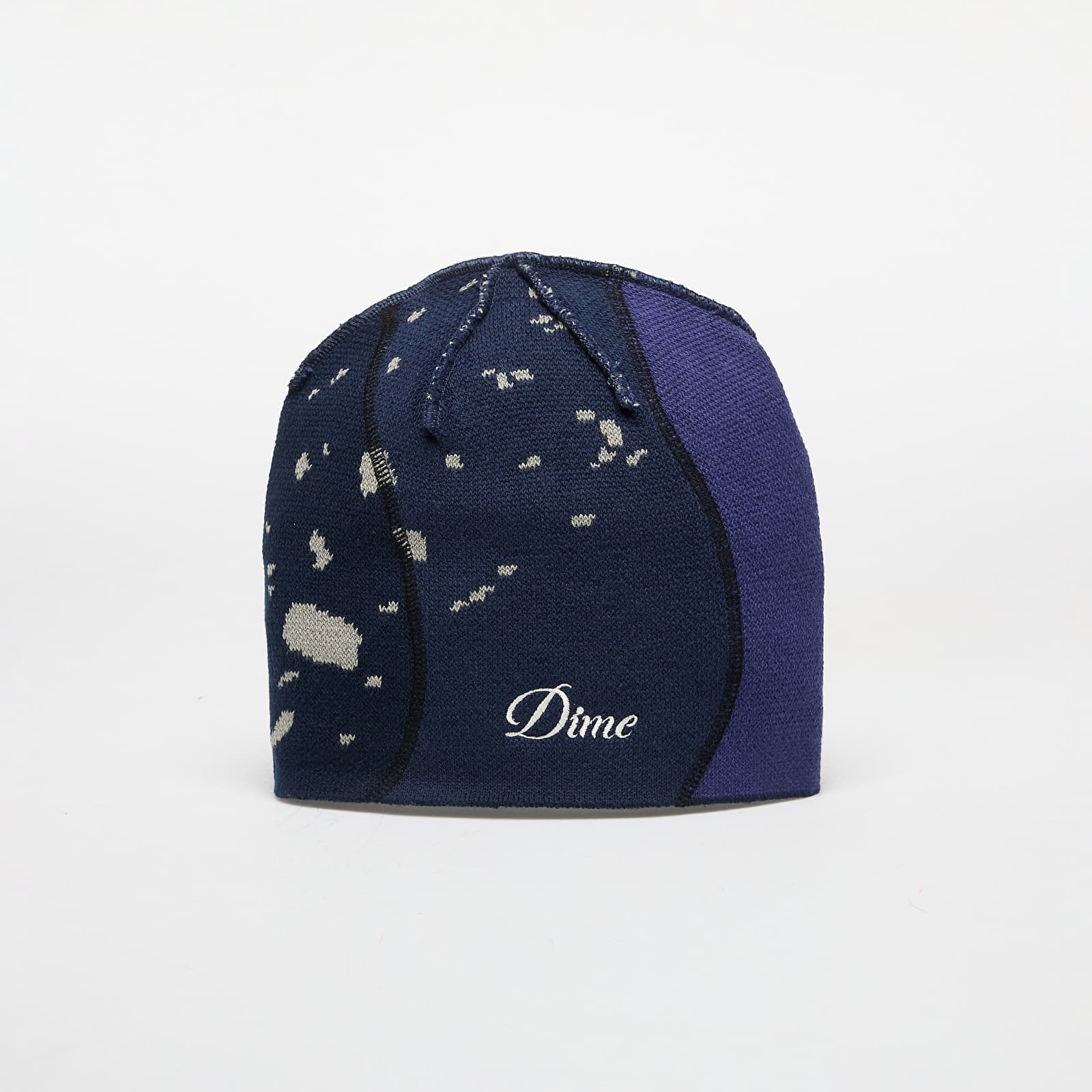 DIME Reverse Stitch Skully Beanie Navy Universal