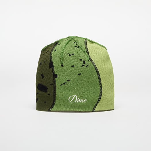 DIME Reverse Stitch Skully Beanie Green