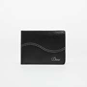 DIME Cursive Bifold Wallet Black Leather