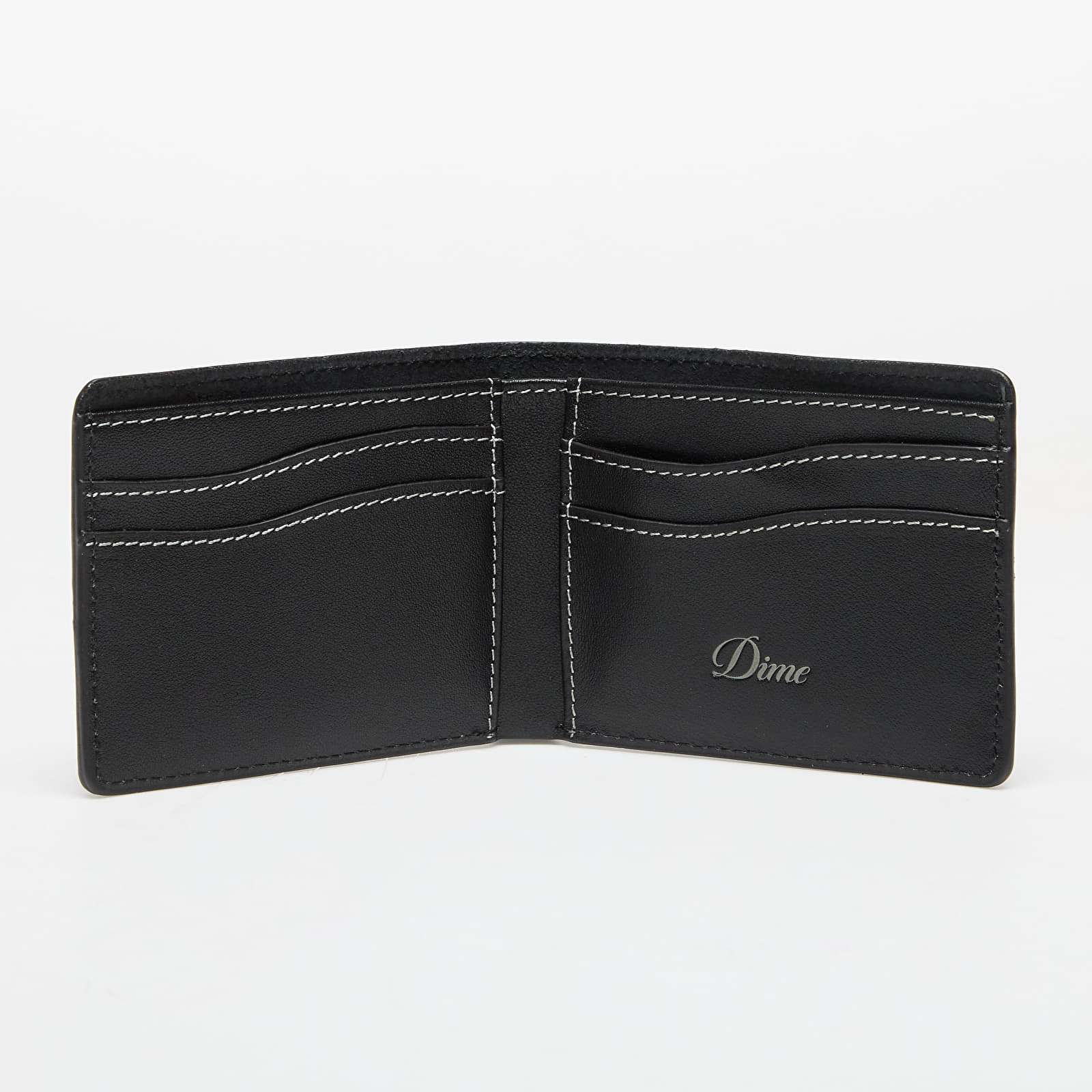 Wallets DIME Cursive Bifold Wallet Black Leather