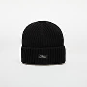 DIME Cursive Fold Beanie Black