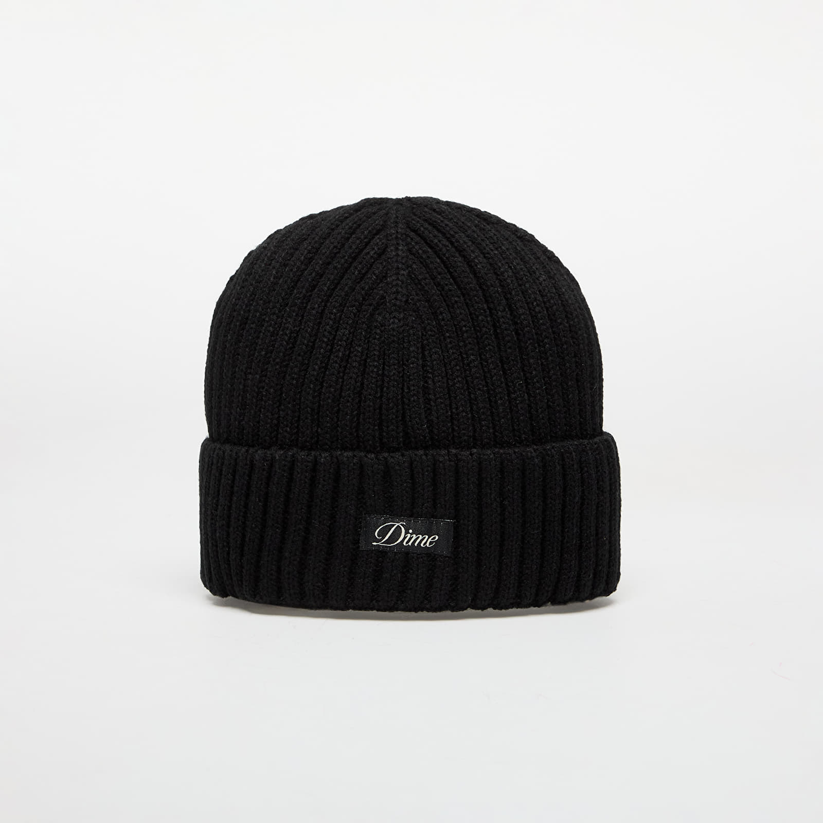 Sapkák DIME Cursive Fold Beanie Black
