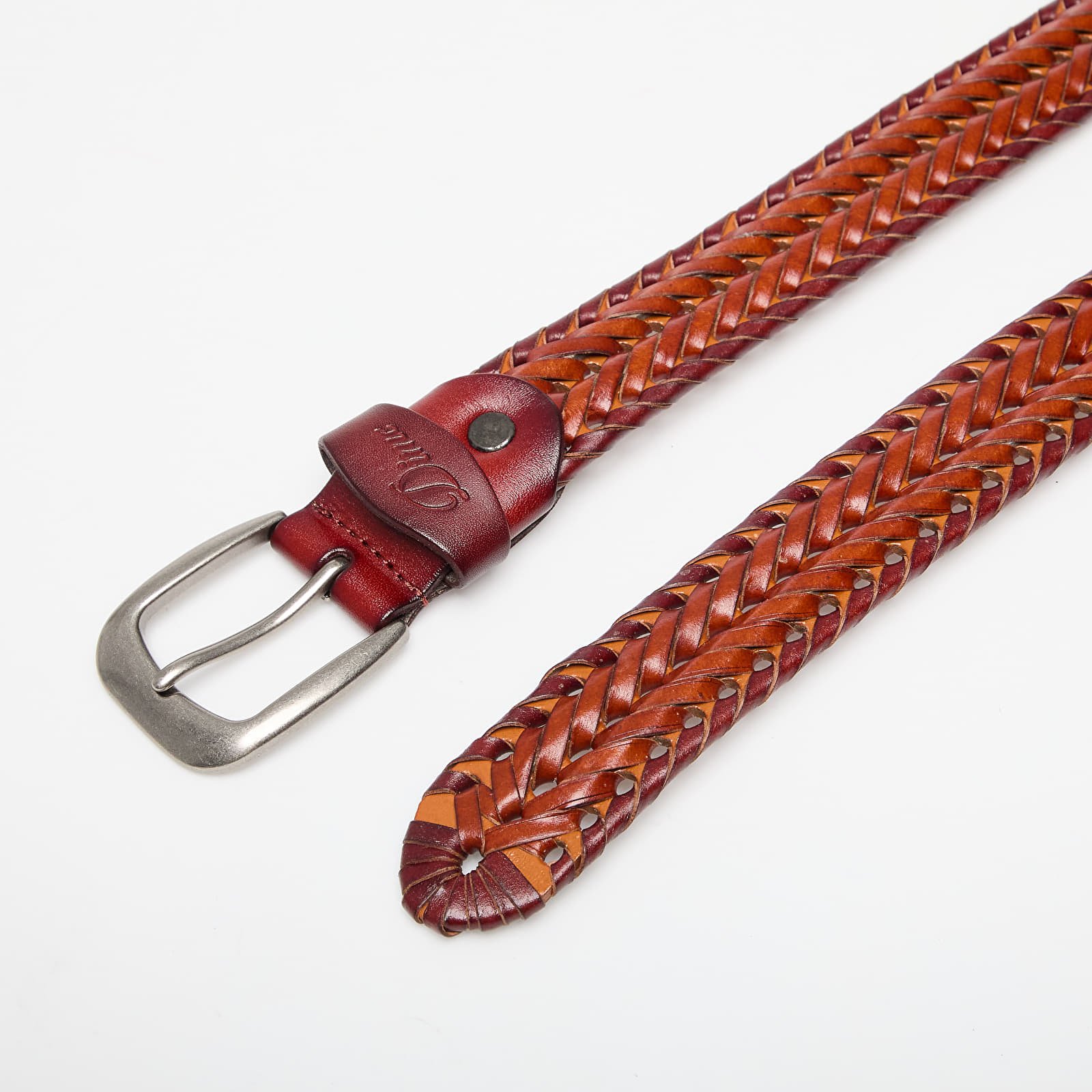 Gürtel DIME Braided Leather Belt Caramel/ Brown