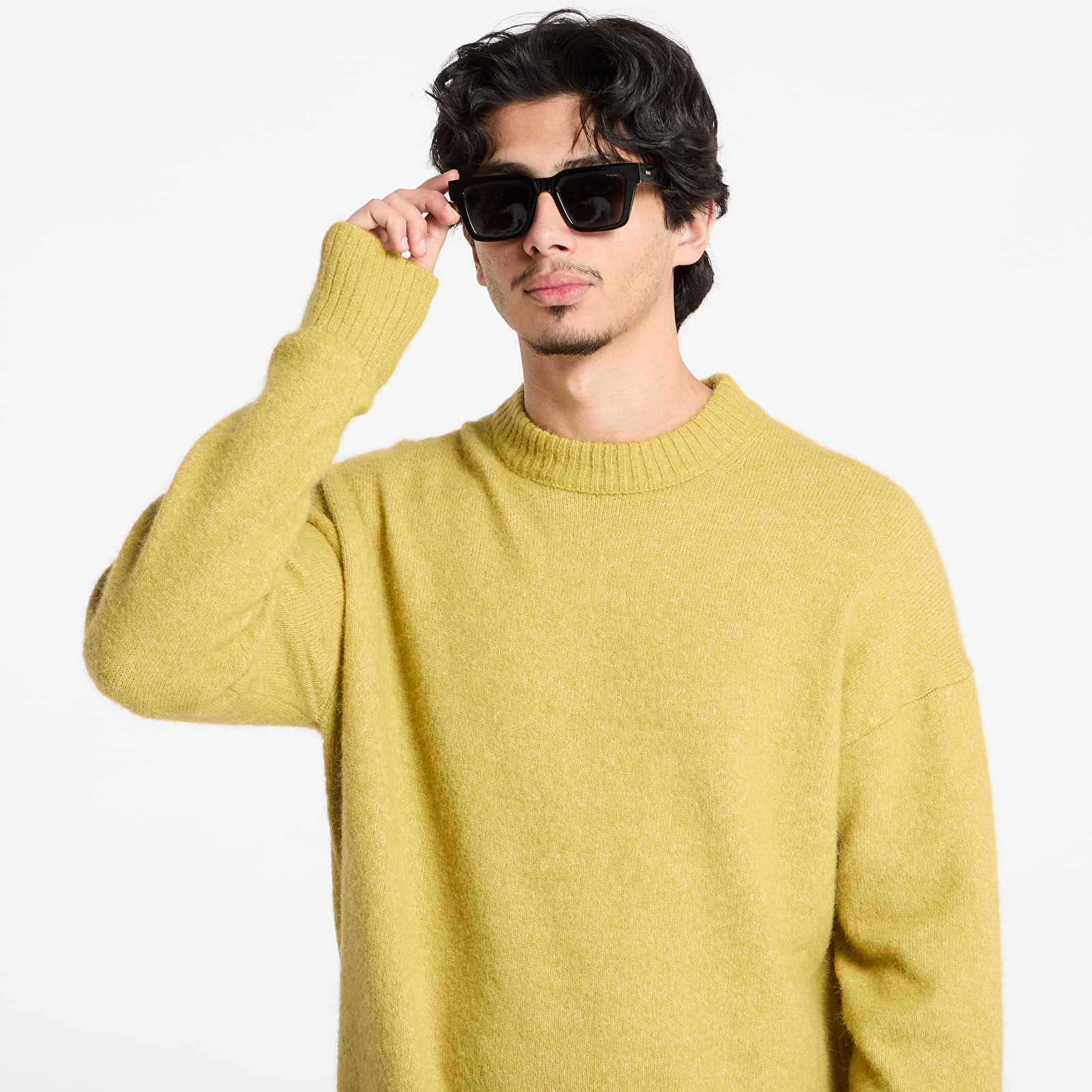 Svetry Calvin Klein Jeans Warm Texture Sweater Green