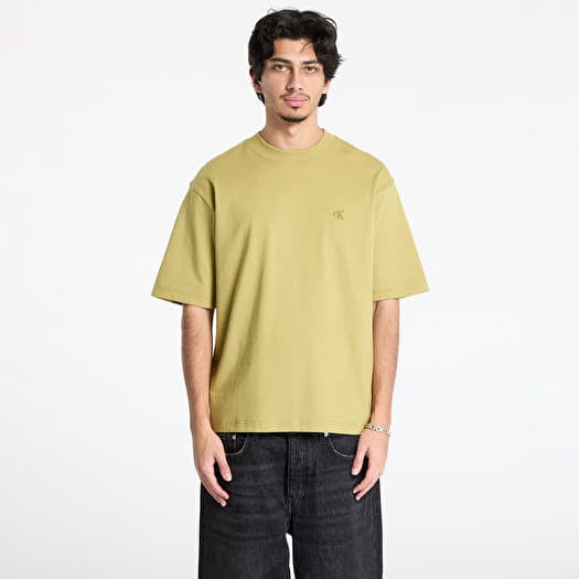 T-shirt Calvin Klein Jeans Heavy Relaxed Tee Green