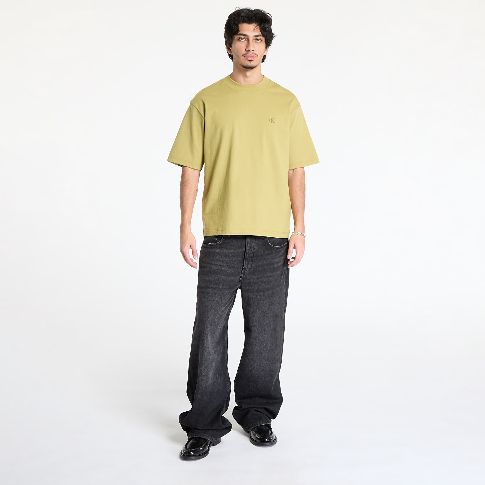 Tričká Calvin Klein Jeans Heavy Relaxed Tee Green