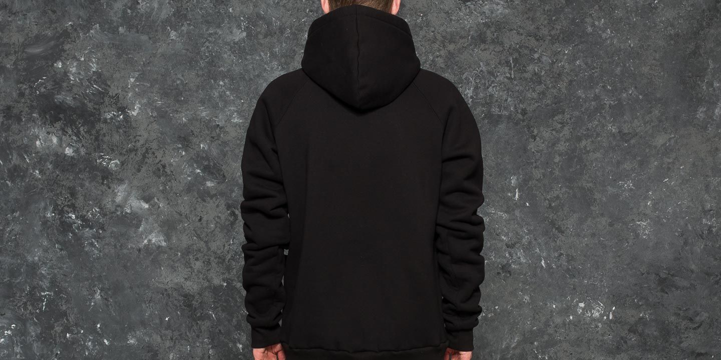Mikiny Footshop Point of View Hoodie Black/ Black