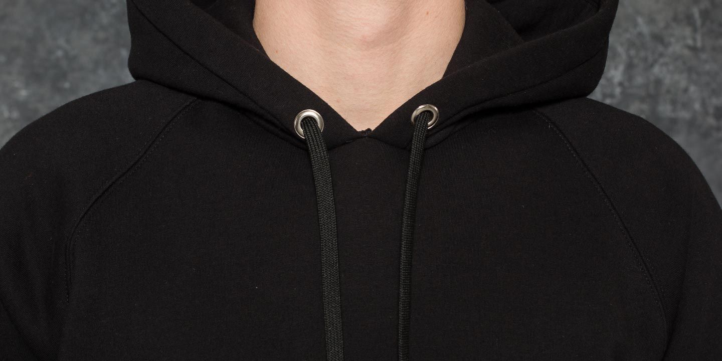 Mikiny Footshop Point of View Hoodie Black/ Black