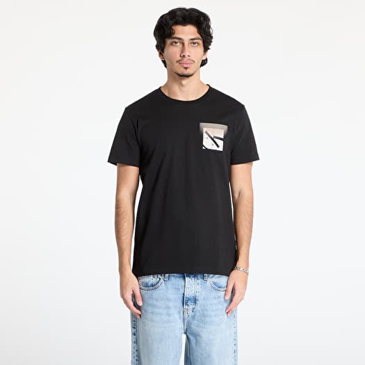 Marškinėliai Calvin Klein Jeans Soft Box Monogram Tee Black