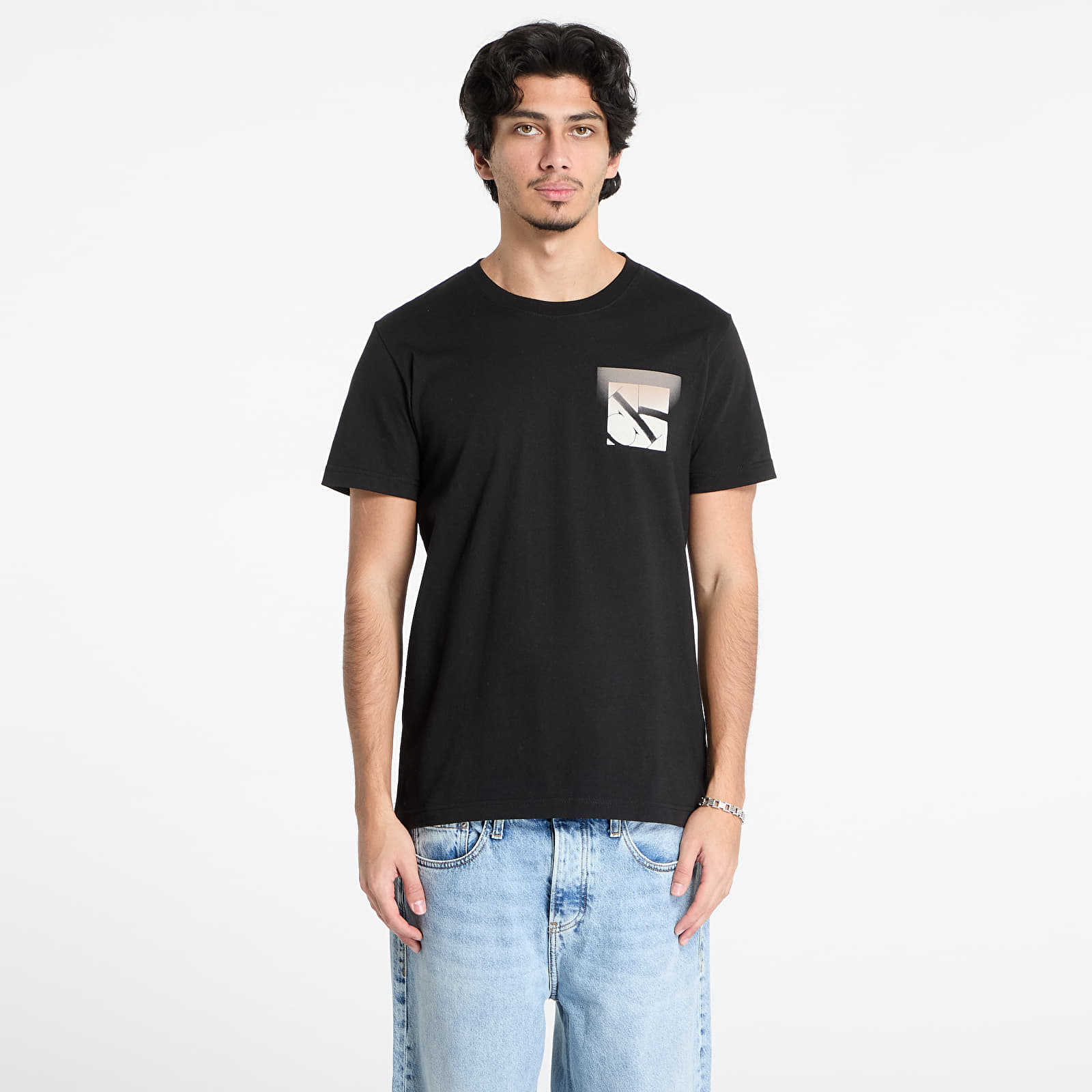 T-paidat Calvin Klein Jeans Soft Box Monogram Tee Black