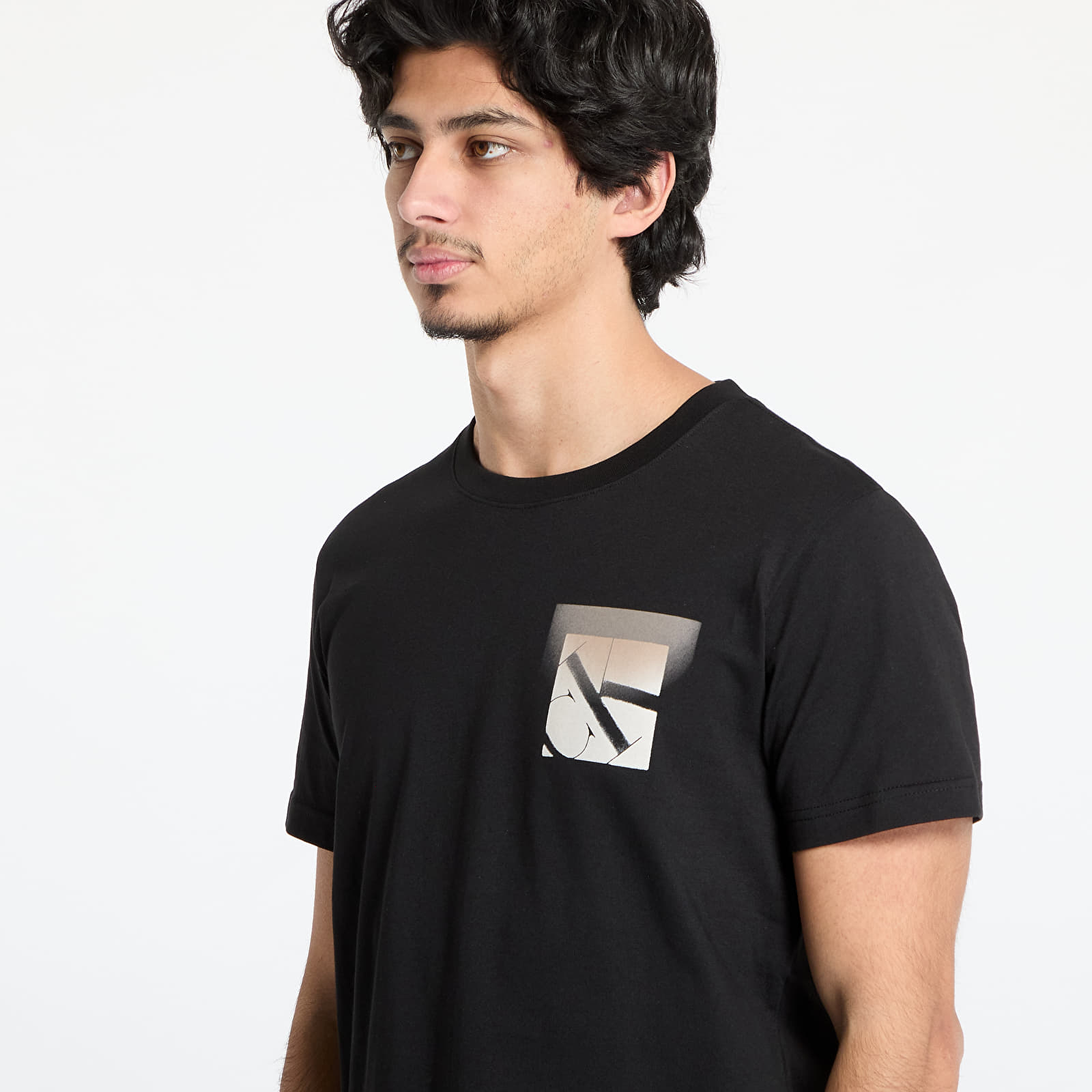 T-paidat Calvin Klein Jeans Soft Box Monogram Tee Black