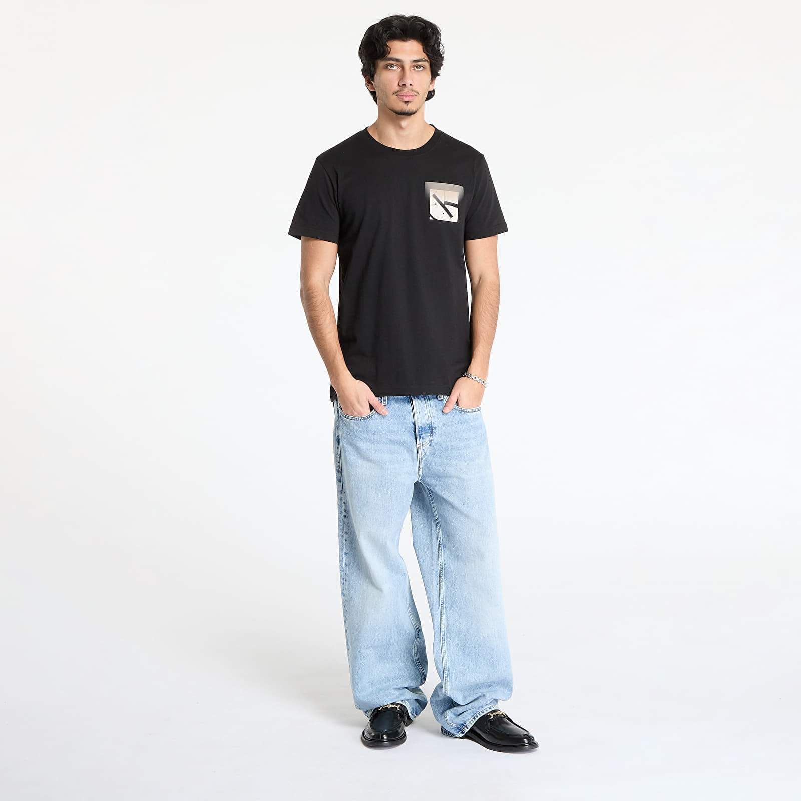 T-paidat Calvin Klein Jeans Soft Box Monogram Tee Black