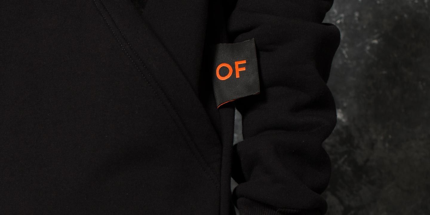 Mikiny Footshop Point of View Hoodie Black/ Black