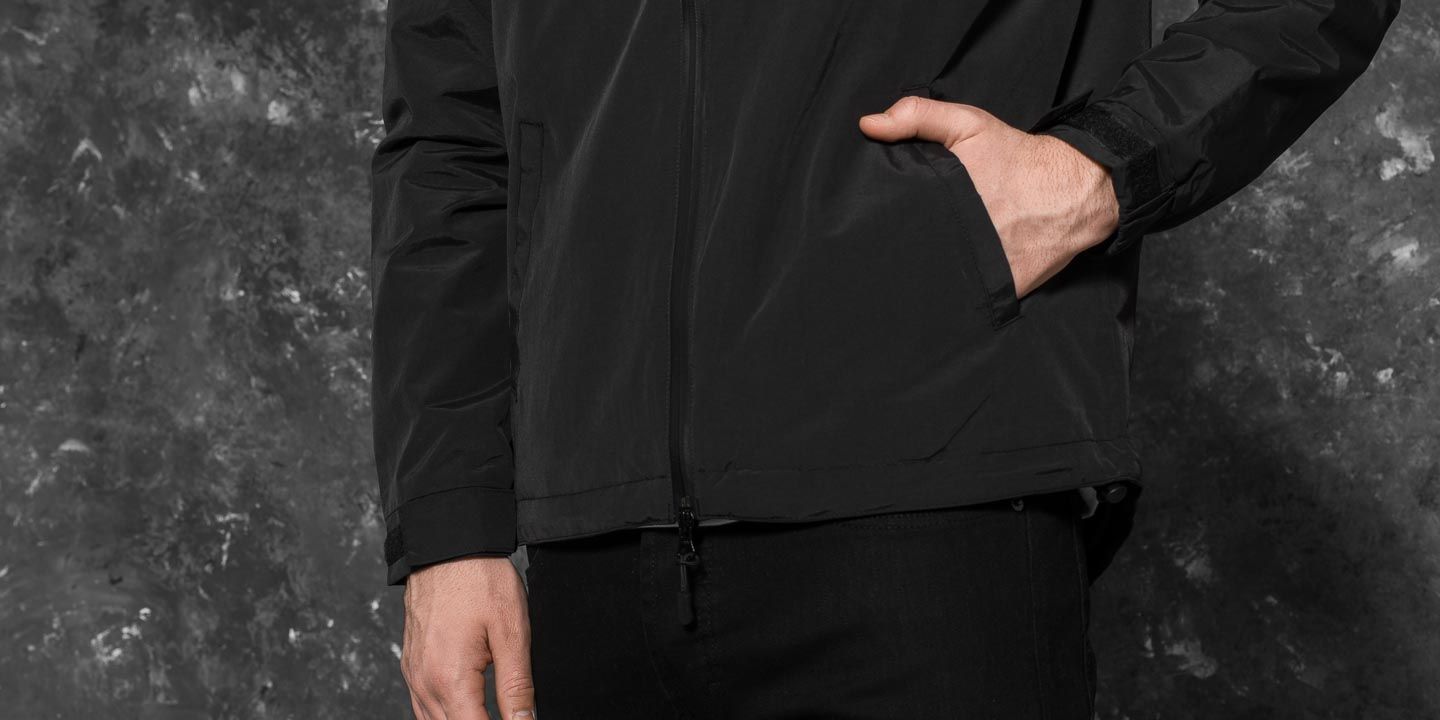 Huf standard store shell jacket black