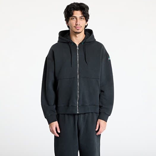 Mikina adidas Equipment oriFleece Full - Zip Hoodie Black/ Black