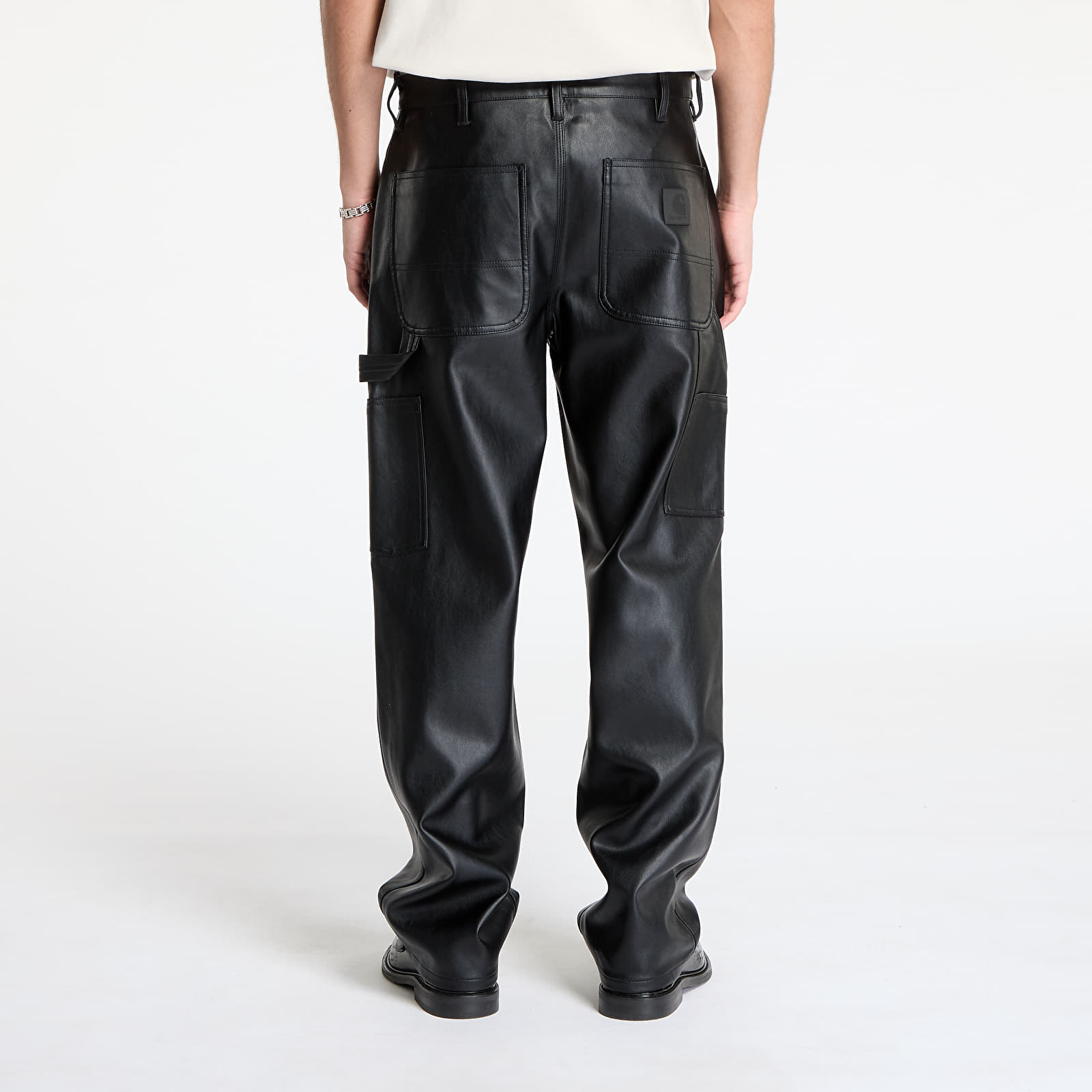 Férfi nadrágok Carhartt WIP Single Knee Pant Black