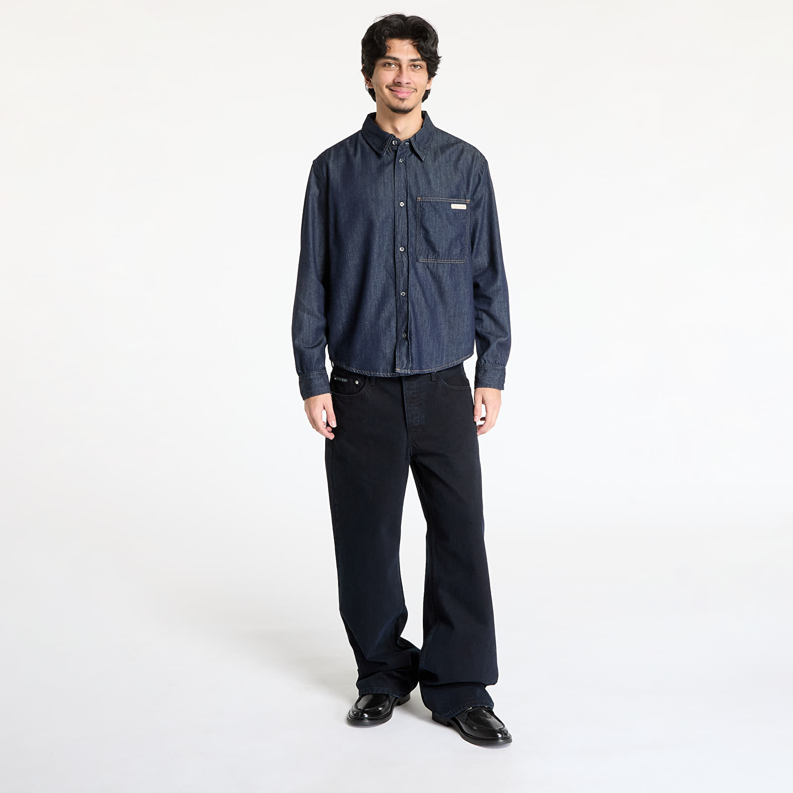 Ingek Calvin Klein Jeans Regular Denim Shirt Denim