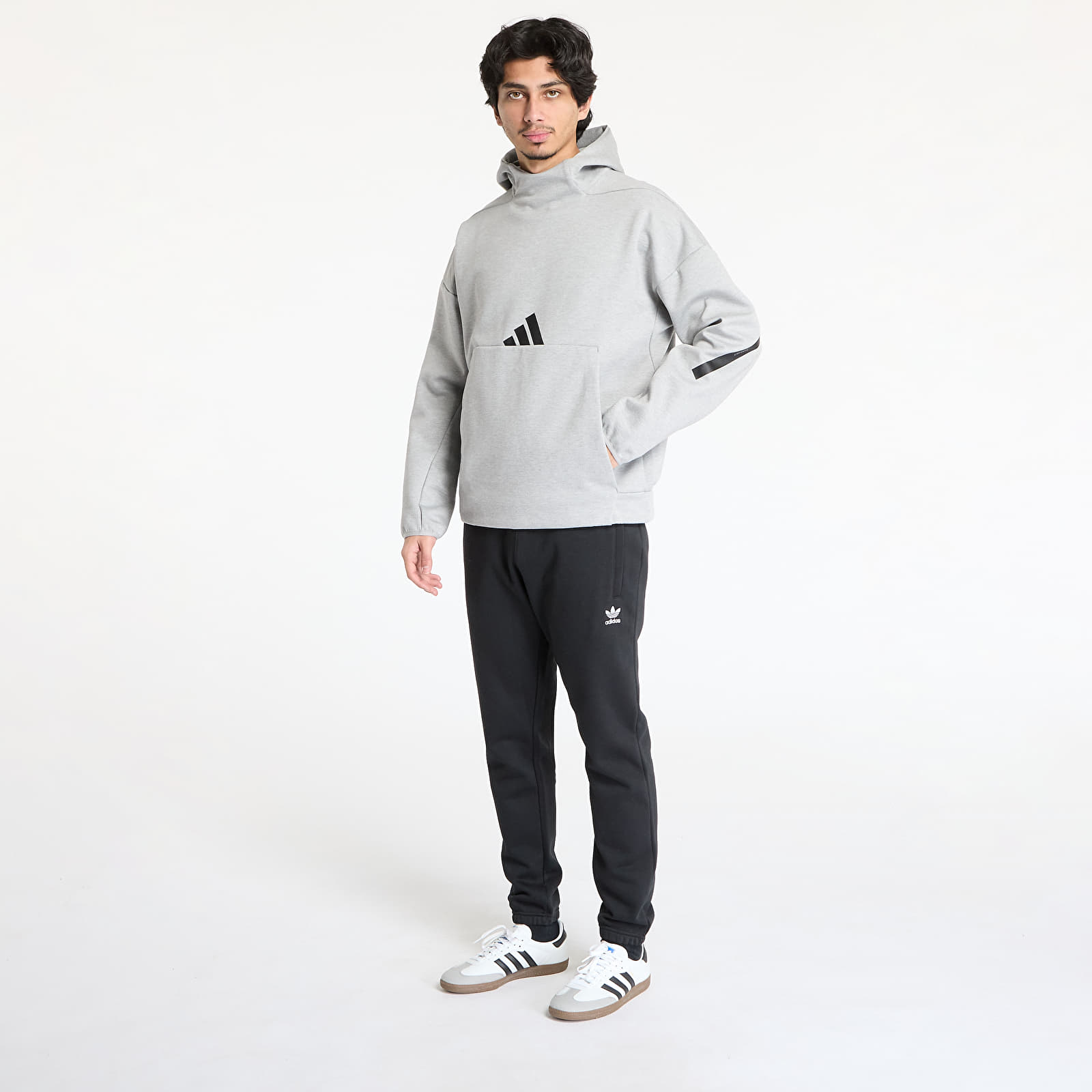 Men's hoodies adidas M Z.N.E. Hoodie Medium Grey Heather