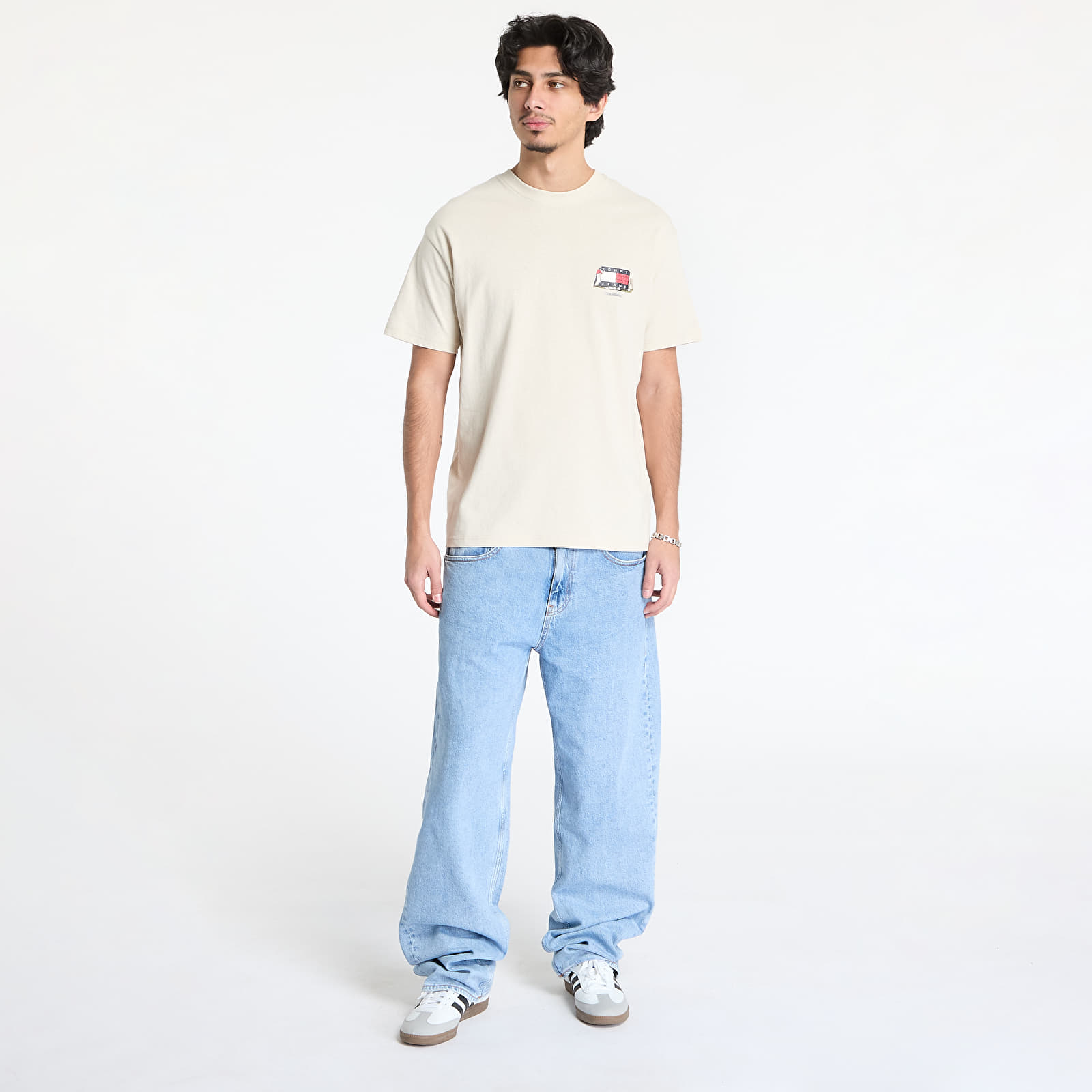 T-Shirts Tommy Jeans Rlx Novelty 1 Tee Beige