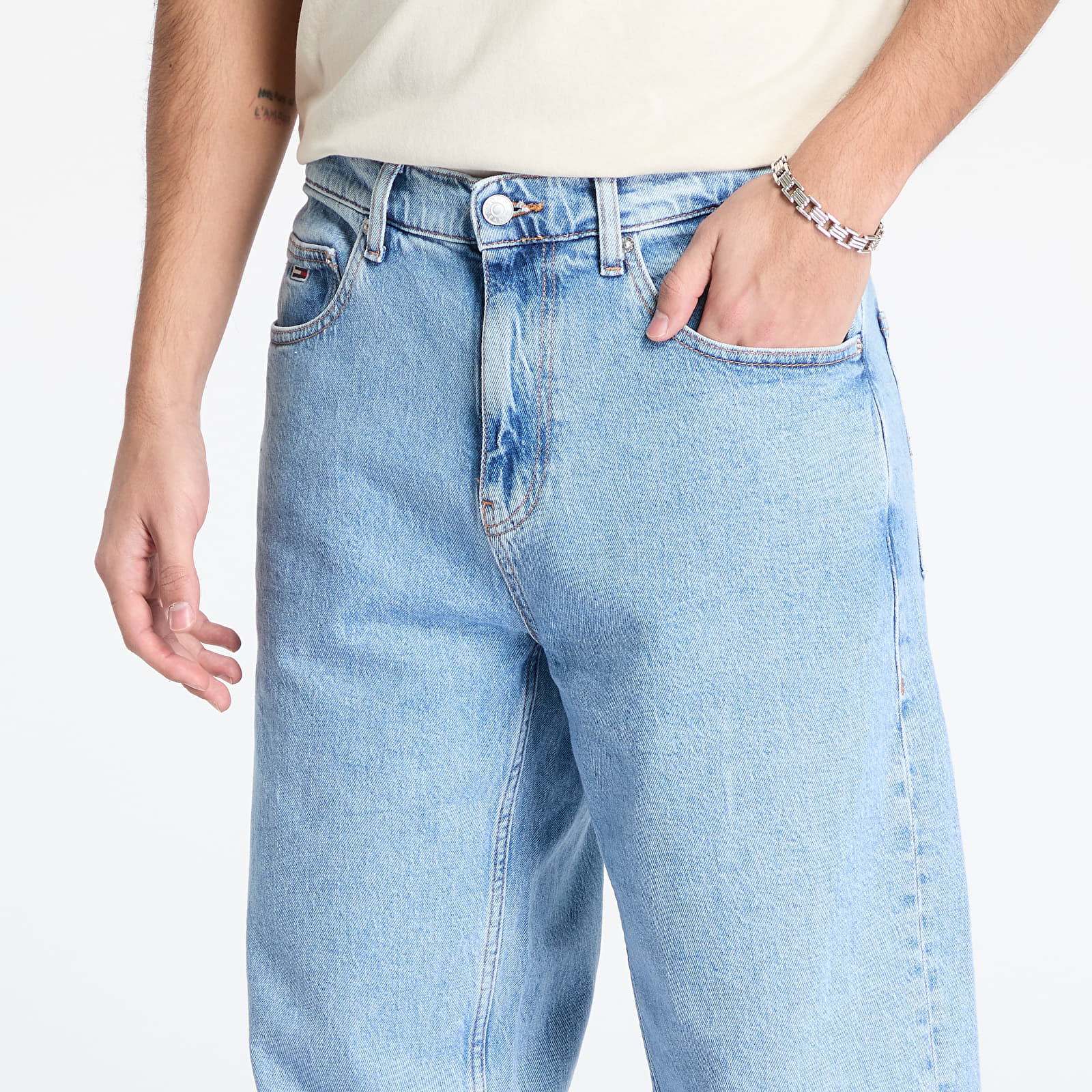 Džíny Tommy Jeans Jaimie Relaxed Straight Jeans Denim