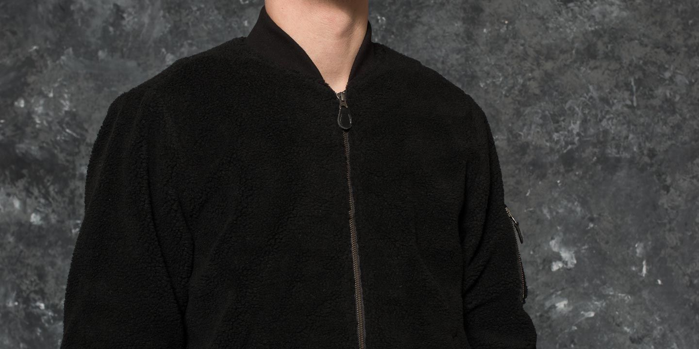 Chaquetas HUF Sherpa Bomber Jacket Black