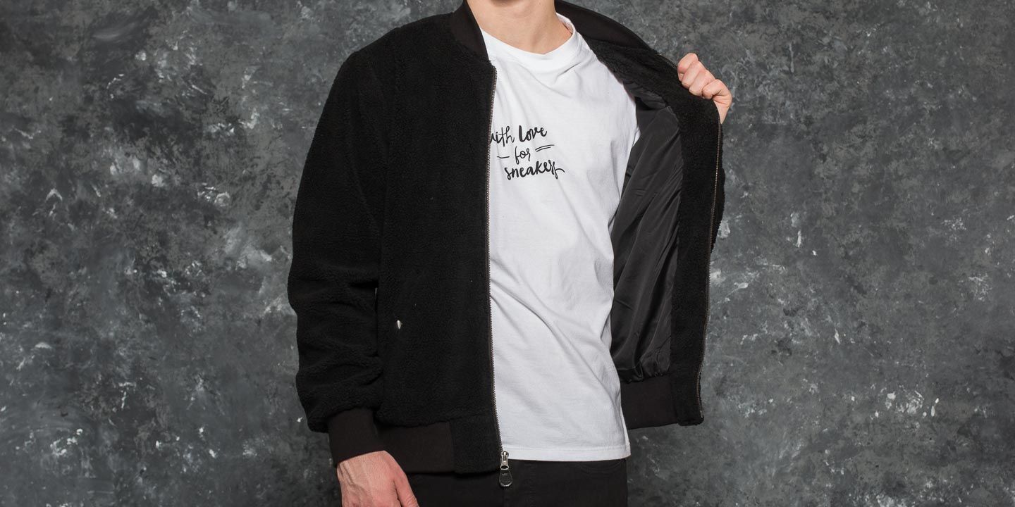 Chaquetas HUF Sherpa Bomber Jacket Black