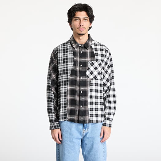 Cămașă DIME Triple Plaid Shirt UNISEX Black