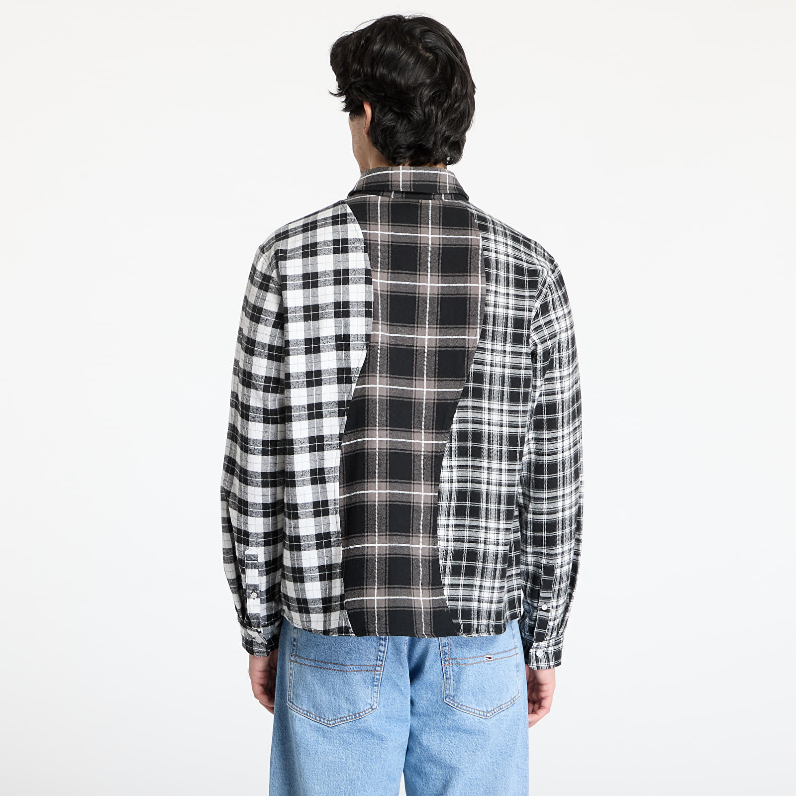 Hemden DIME Triple Plaid Shirt UNISEX Black