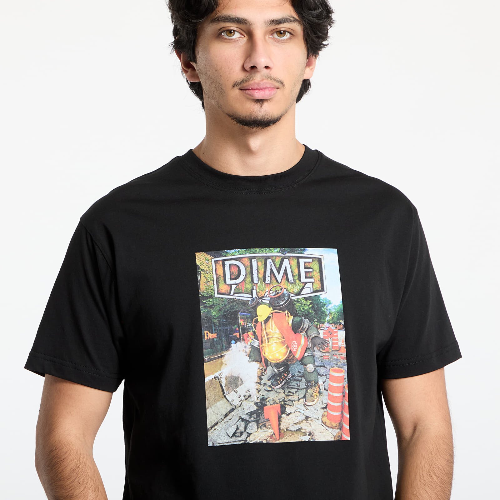 Koszulki DIME Pothole T-Shirt UNISEX Black