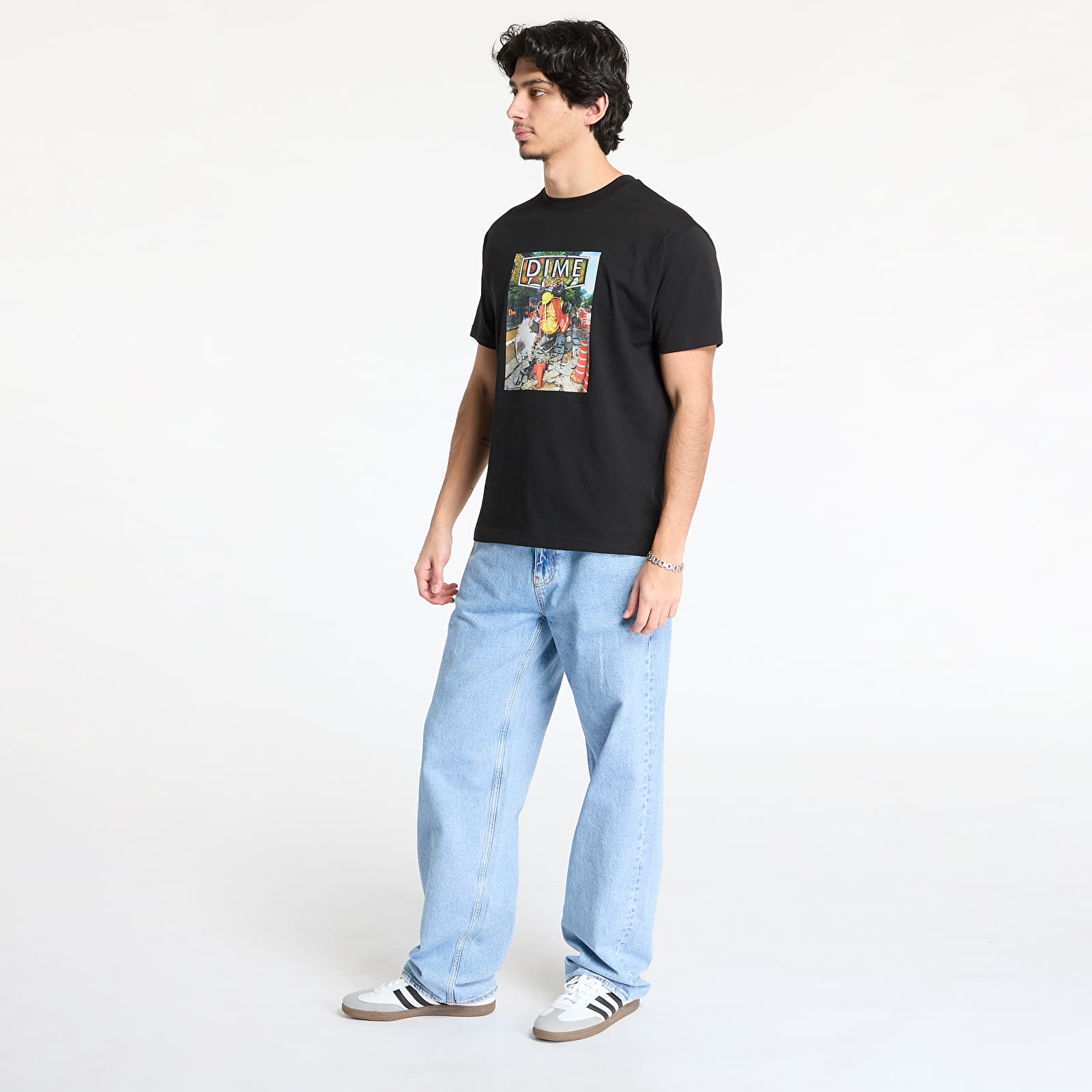 Koszulki DIME Pothole T-Shirt UNISEX Black