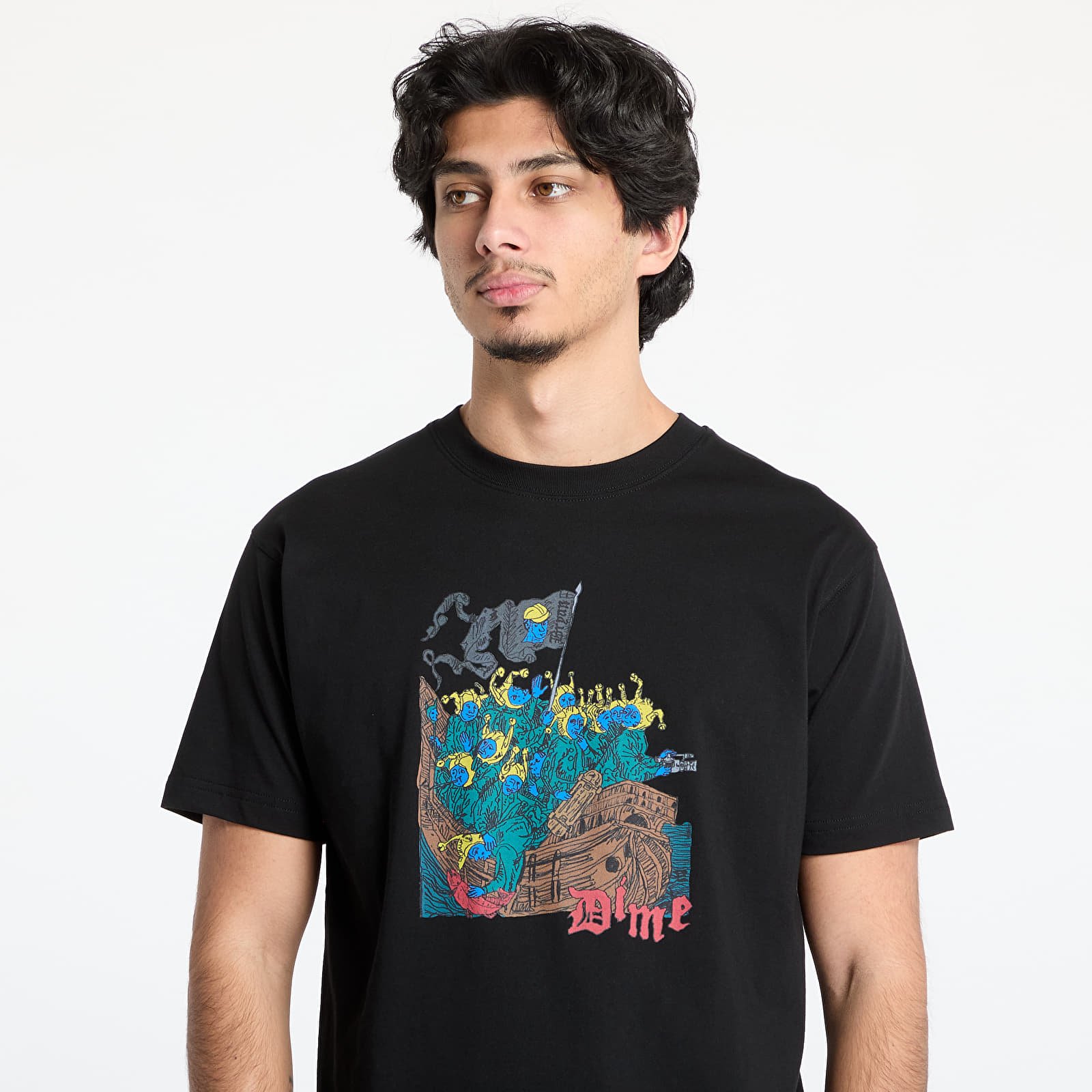 T-paidat DIME Folly T-Shirt UNISEX Black